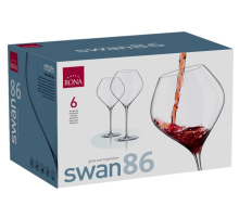 Набор бокалов для вина Rona Swan, 860мл x 6шт