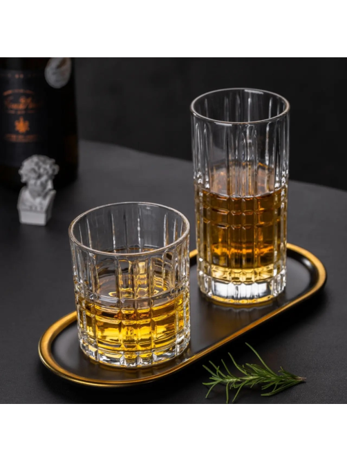 Набор стаканов для виски Glasserie Spin N'Swirl крутящихся, 285мл x 4шт