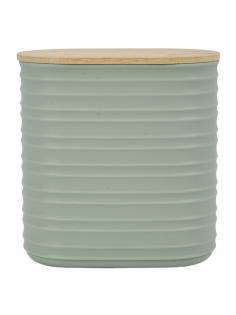 Банка Stripe с бамбуковой крышкой, 1.1л