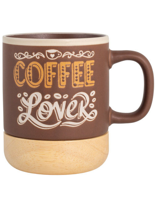 Кружка Sirocco Coffemania коричневая, 420мл