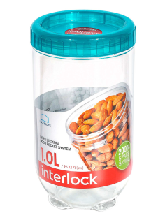 Банка для хранения Lock & Lock Interlock 1л, 17 х 9.5 х 9.5см