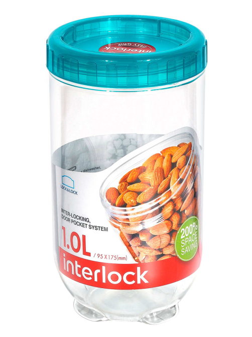 Банка для хранения Lock & Lock Interlock 1л, 17 х 9.5 х 9.5см