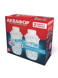 Модуль сменный Аквафор В5 фильтрующий, 2шт
