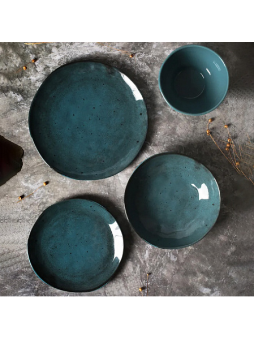 Салатник Domenik Stone Turquoise 600мл, 15см