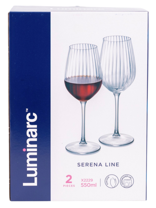 Бокал для вина Luminarc Serena Line 2шт, 550мл