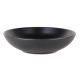 Тарелка суповая Nuovacasa Sola Black 800мл, 20см