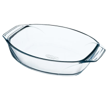 Блюдо Pyrex Optimum жаропрочное стекло овальное, 40 х 28см