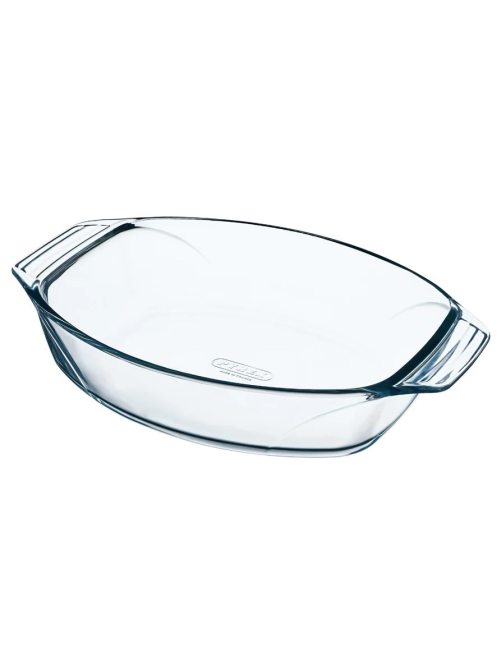 Блюдо Pyrex Optimum жаропрочное стекло овальное, 40 х 28см