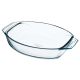 Блюдо Pyrex Optimum жаропрочное стекло овальное, 40 х 28см