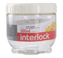 Банка для сыпучих продуктов Lock & Lock Interlock 500мл, 9.5 х 9.5 х 9.5см