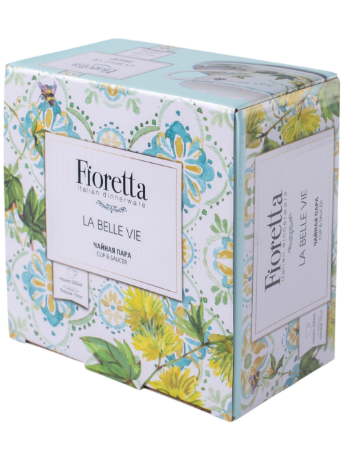 Чайная пара Fioretta La Belle Vie 2 предмета, 260мл