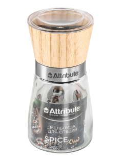 Мельница для специй Attribute Spice Wood, 13см