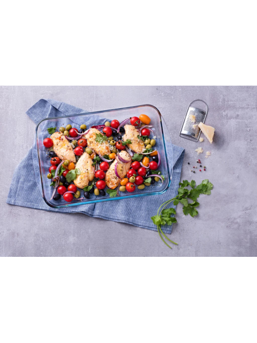 Форма для запекания Pyrex Cook&Store с крышкой 40 x 27 x 7см, 4.5л