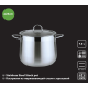 Кастрюля с крышкой Appetite 9.8л, 24см