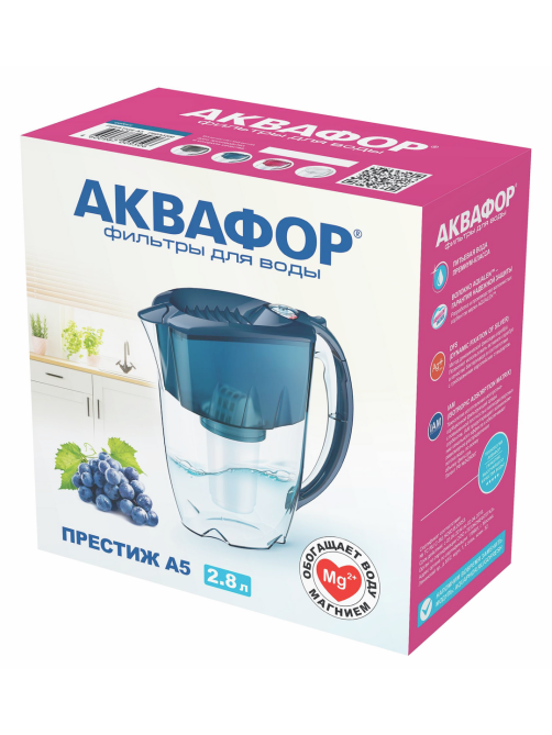 Фильтр-кувшин Аквафор Престиж, 2.8л