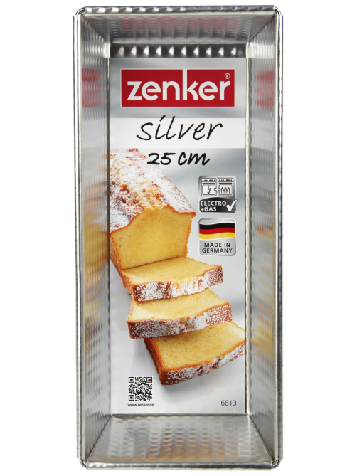 Форма для кекса Zenker Silver, 25 х 11.5см