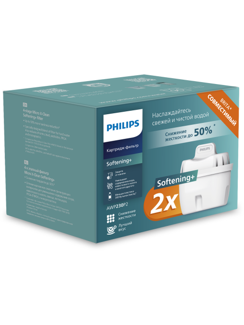 Кассета для жесткой воды Philips 2шт