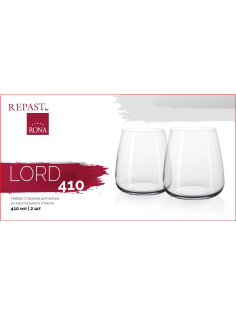Набор стаканов Rona Lord низких, 410мл x 2шт