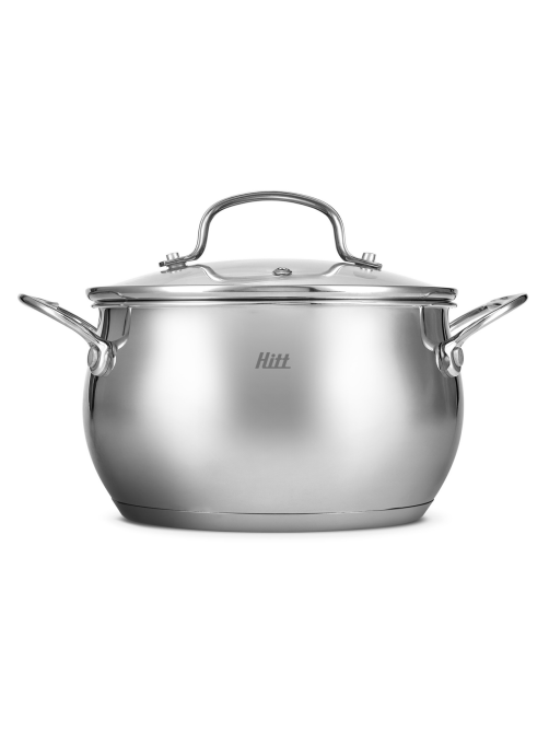 Кастрюля Hitt Siena с крышкой 4.9л, 22см