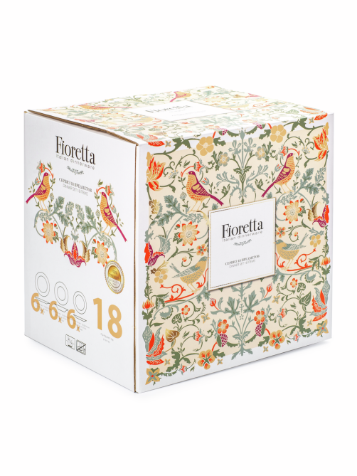 Набор столовый Fioretta Pearl 18 предметов
