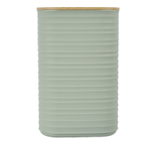 Банка Stripe с бамбуковой крышкой, 1.6л