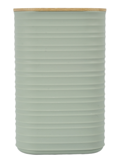 Банка Stripe с бамбуковой крышкой, 1.6л
