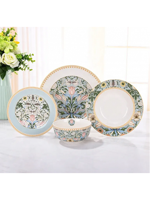 Тарелка Flowers Fioretta обеденная, 27см