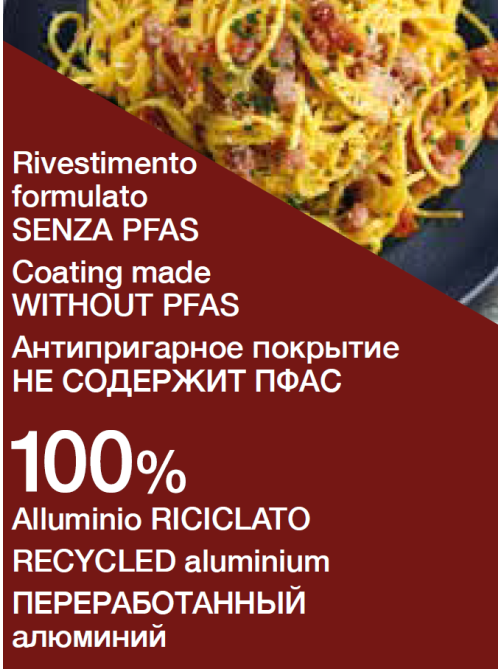 Кастрюля TVS Ducale Induction без крышки 2.5л, 20см