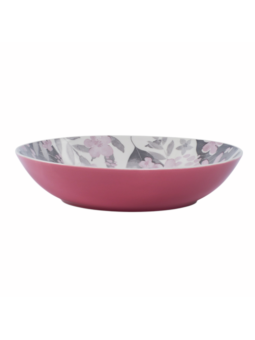Тарелка суповая Domenik Blooming Pink 600мл, 20см
