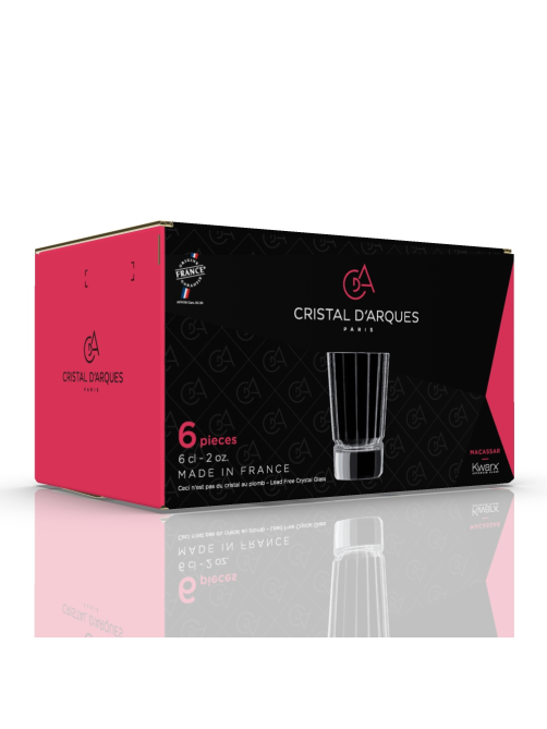 Набор стопок Cristal d'Arques Macassar, 60мл x 6шт