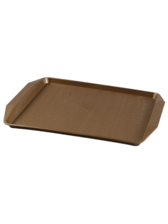 Поднос для фастфуда Mgprof коричневый, 42 x 30см-42.7 x 30см