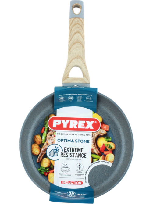 Сковорода Pyrex Optima stone, 20см