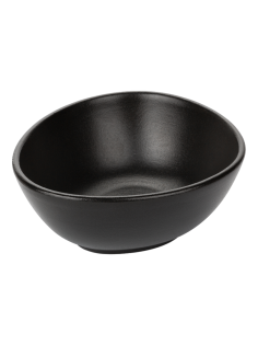 Салатник треугольный Domenik Rock black 450мл, 16см