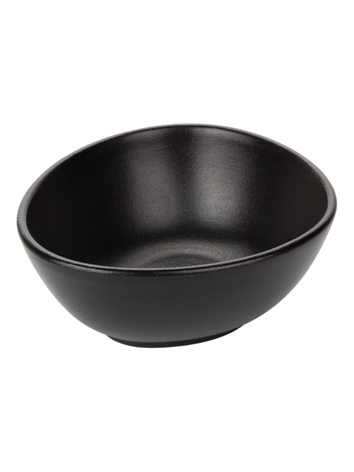 Салатник треугольный Domenik Rock black 450мл, 16см