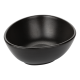 Салатник треугольный Domenik Rock black 450мл, 16см