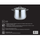 Кастрюля с крышкой Appetite 9.8л, 24см