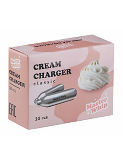 Баллон для сифона для взбивания сливок Master Whip N20, 10шт