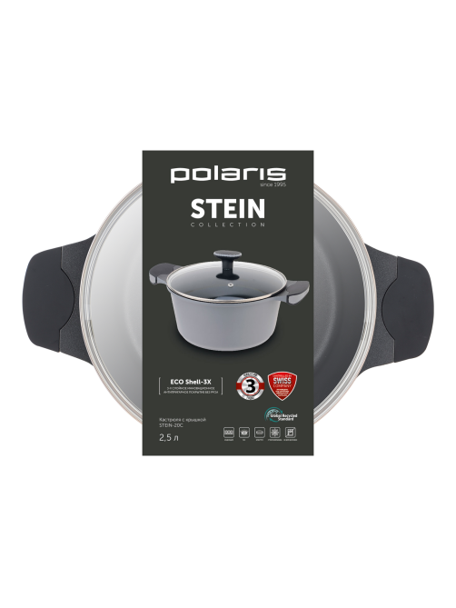 Кастрюля Polaris Stein 2.5л, 20см
