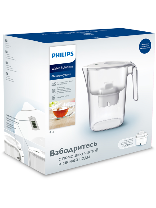 Кувшин Philips белый, 4л