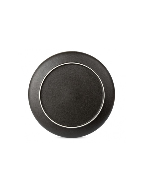 Тарелка Domenik Rock black обеденная, 26см