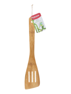 Лопатка Attribute Bamboo с прорезями, 30см
