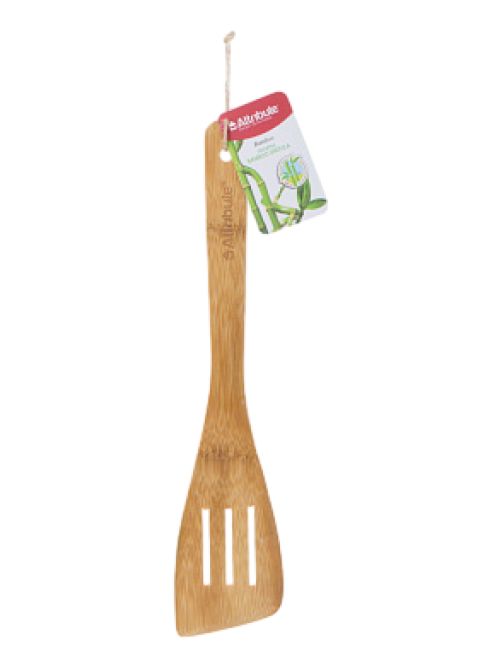 Лопатка Attribute Bamboo с прорезями, 30см