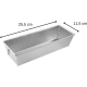 Форма для кекса Zenker Silver, 25 х 11.5см