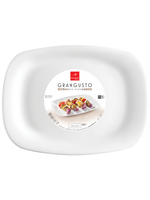 Блюдо для барбекю Bormioli rocco Grangusto, 33 х 24см