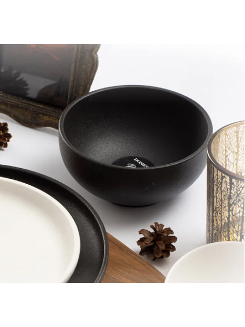 Салатник Domenik Rock black 450мл, 15см