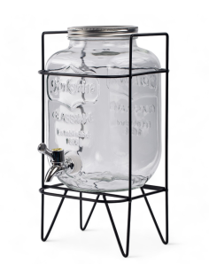 Банка с краником Glasserie на подставке, 4л