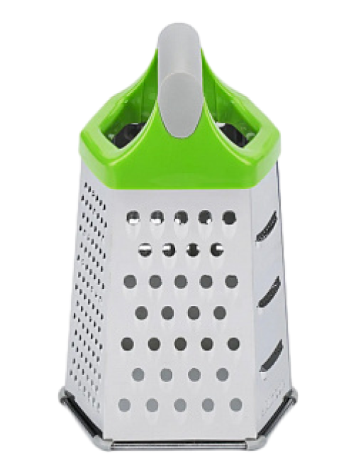 Терка Attribute Viva Grey-Green 6-и сторонняя, 20 х 20 х 10см