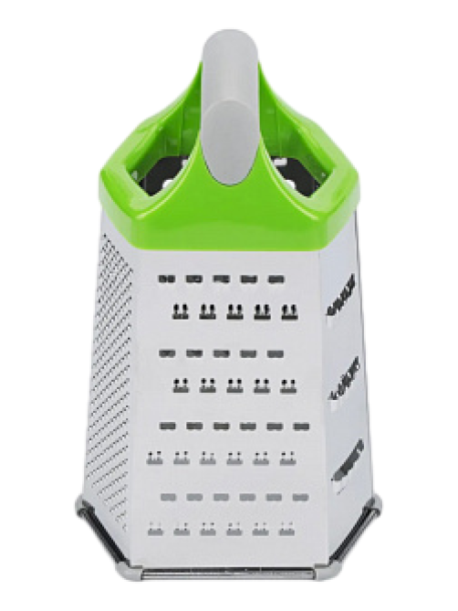 Терка Attribute Viva Grey-Green 6-и сторонняя, 20 х 20 х 10см