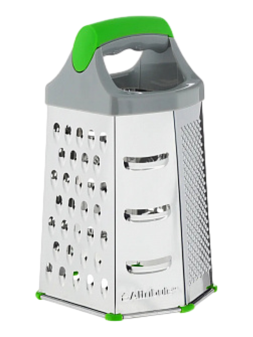 Терка Attribute Viva Grey-Green 6-и сторонняя, 20 х 20 х 10см