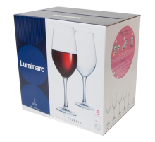 Набор бокалов для красного вина Luminarc Celeste, 580мл х 6шт